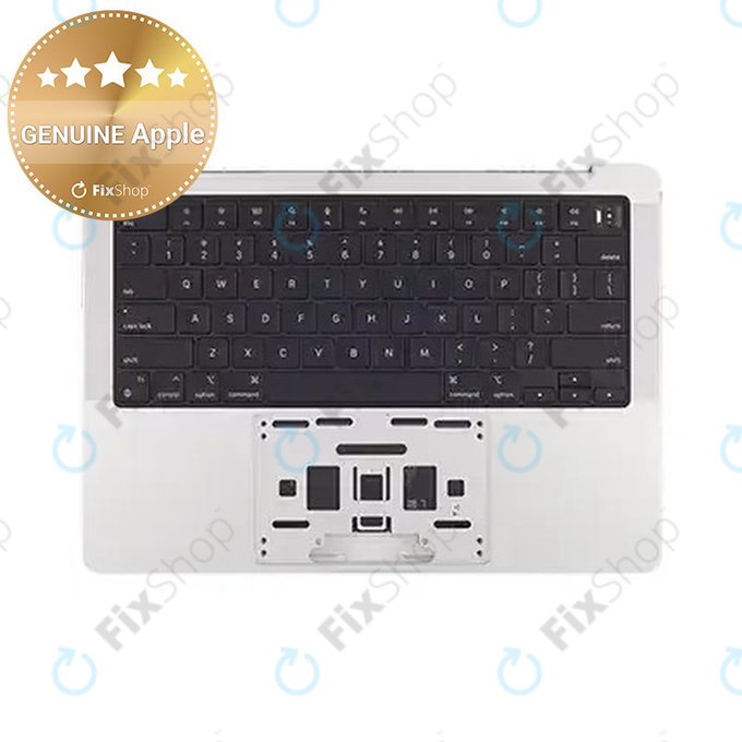 Gornji okvir tipkovnice za MacBook Pro 14", A2918 (Late 2023, s US tipkovnicom i baterijom, Silver, 661-35709, Genuine Apple