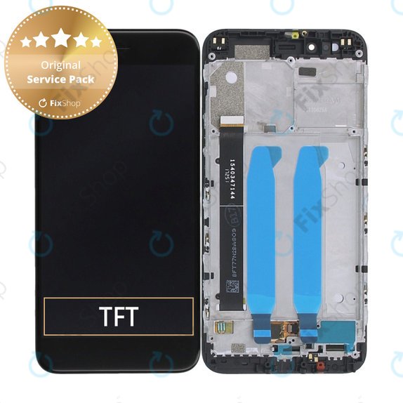 Xiaomi Mi A1(5x) - LCD zaslon + zaslon osjetljiv na dodir + okvir (Black) - 5606100060B6 Genuine Service Pack