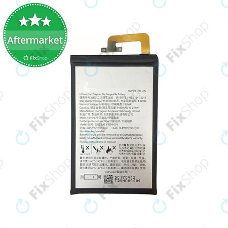 Blackberry Keyone - Baterija BAT-63108-003 3505mAh 1ICP5/51/81