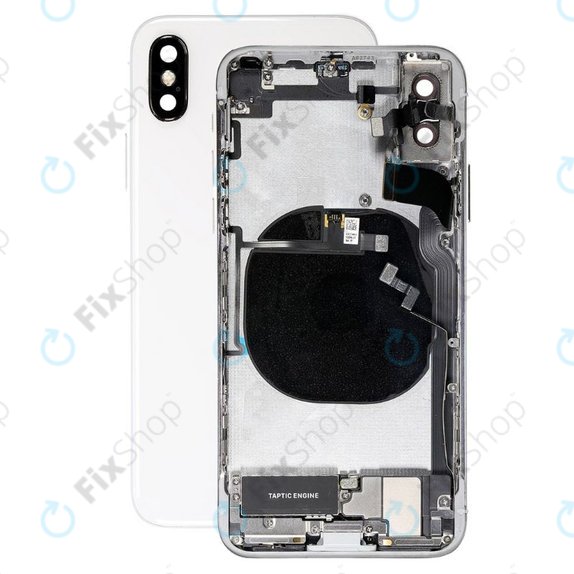 Apple iPhone XS - Stražnje Maska s malim dijelovima (srebrno)