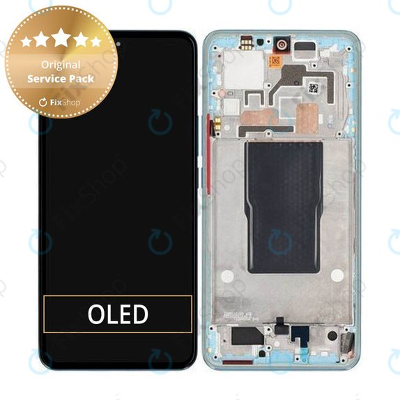 Xiaomi 12T Pro 22081212UG - LCD zaslon + zaslon osjetljiv na dodir + okvir (Blue) - 560005L12U00 Originalni servisni paket