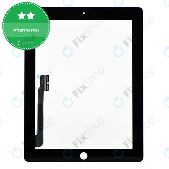 Apple iPad 3, iPad 4 - Zaslon osjetljiv na dodir (crni)