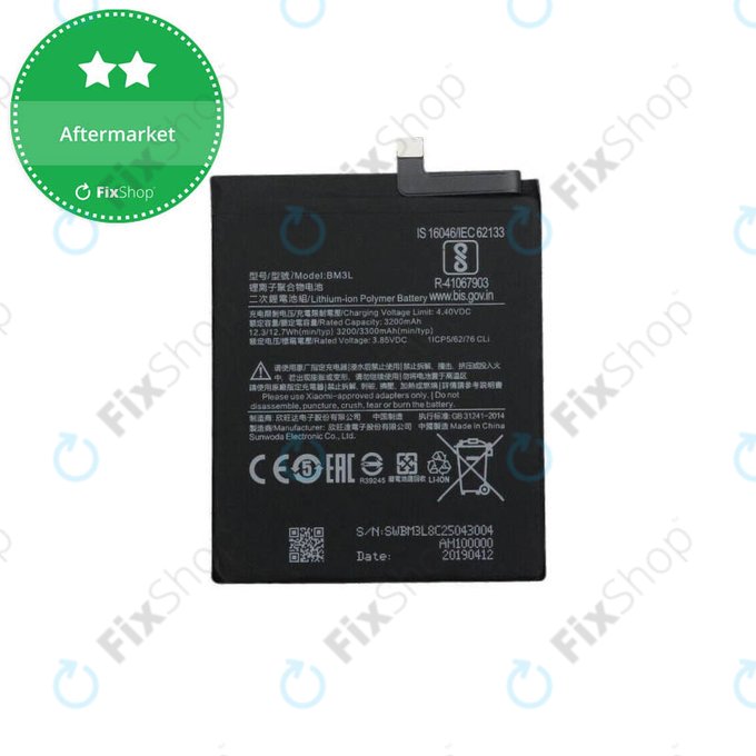 Xiaomi Mi 9 - Baterija BM3L 3300mAh