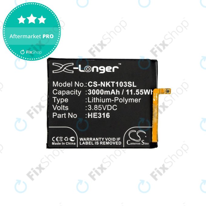 Nokia 6 - Baterija HE335 3000mAh HQ