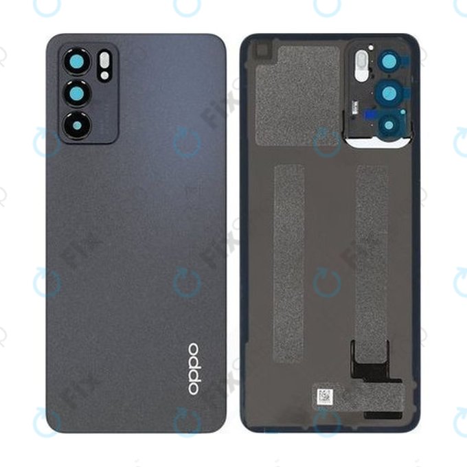 Oppo Reno 6 Pro - Poklopac baterije (zvjezdano crna) - 4907797 Originalni servisni paket