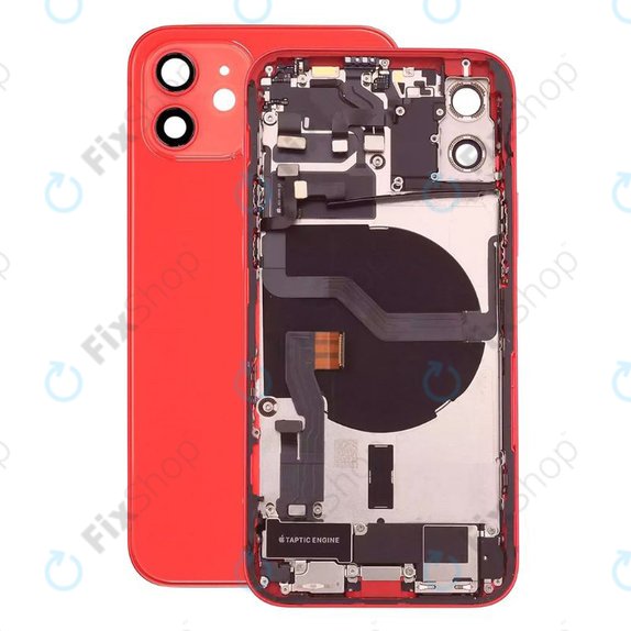 Apple iPhone 12 - Stražnje Maska s malim dijelovima (crveno)