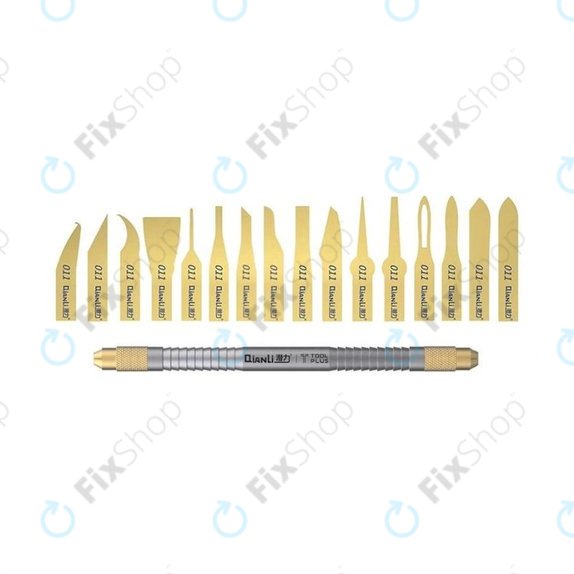 QianLi ToolPlus 011 - Ručno polirane oštrice s drškom 16u1