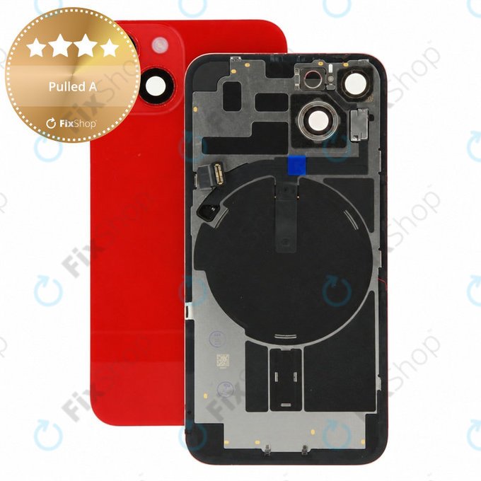 Staklo stražnjeg kućišta za iPhone 14, (PRODUCT)RED, Pulled A