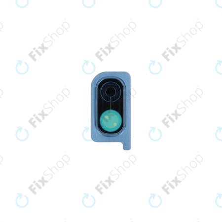 Samsung Galaxy A20 A205F - Stekleni okvir zadnje kamere (temno modra)