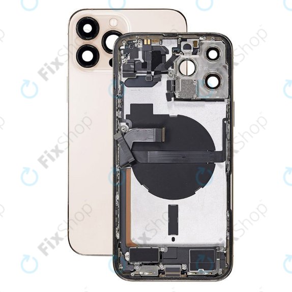 Apple iPhone 13 Pro Max - Stražnje Maska s malim dijelovima (zlato)