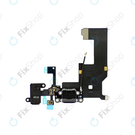 Apple iPhone 5 - Konektor za punjenje + mikrofon + utičnica PCB ploča (crna)