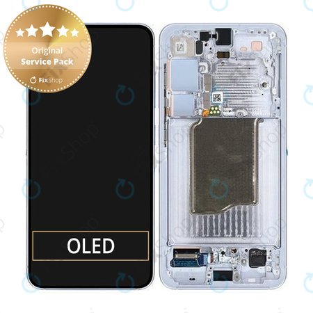 Samsung Galaxy S25 - LCD zaslon + zaslon osjetljiv na dodir + okvir (Icyblue) - GH82-36329C Genuine Service Pack