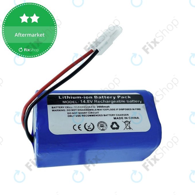 Xiaomi Essential (Mijia G1), Flyco FC-series, myVacBot SN500, Panasonic MC-series, Phicomm X3, Puppy R-series - Baterija Li-026418 Li-Ion 14.8V 2600mAh