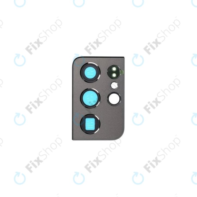 Samsung Galaxy S21 Ultra G998B - Stakleni okvir stražnje kamere (Phantom Black) - GH98-46265A Originalni servisni paket