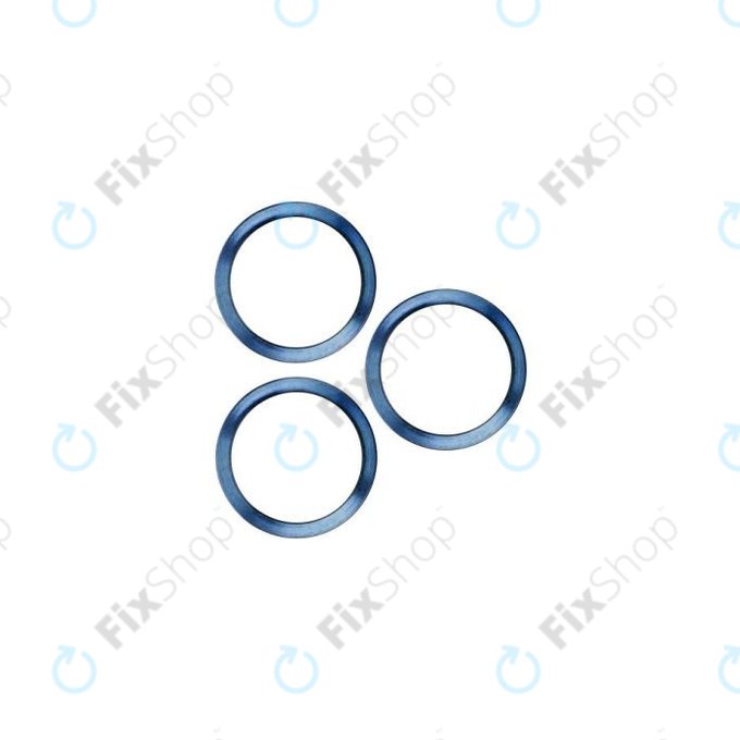 Apple iPhone 12 Pro - Okvir stražnje leće kamere (plavi) - 3 kom