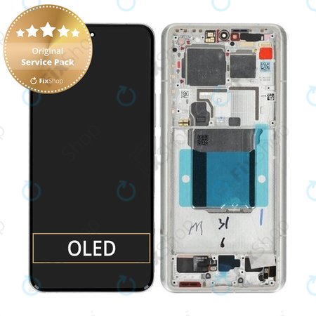 Xiaomi 14 Ultra - LCD zaslon + zaslon osjetljiv na dodir + okvir (White) - 56000600N100 Genuine Service Pack