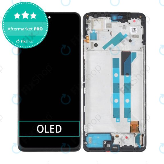 Xiaomi Redmi Note 11 Pro 4G, 5G, Pro+ 5G, Poco X4 Pro 5G - LCD zaslon + zaslon osjetljiv na dodir + okvir (Graphite Grey) OLED