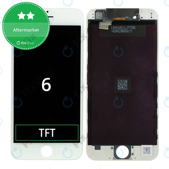 Zaslon za iPhone 6, White, Dodirni ekran s okvirom