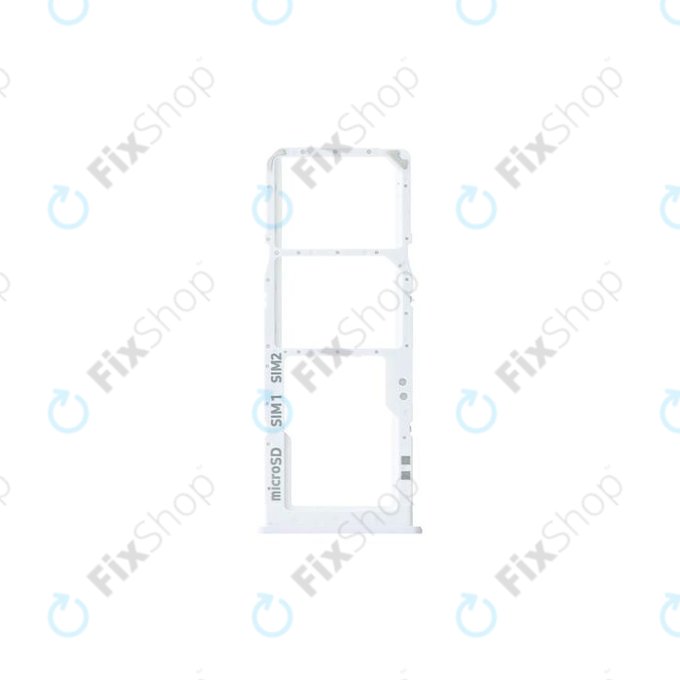 Samsung Galaxy A30s A307F - SIM + SD ladica (Prism Crush bijela) - GH98-44769D Genuine Service Pack