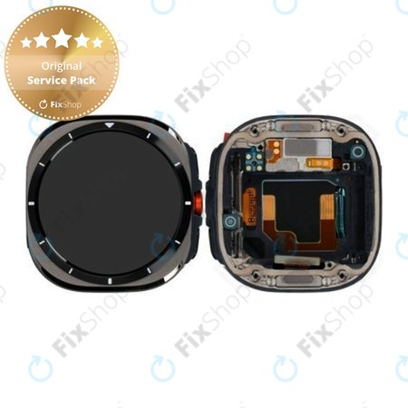 Samsung Galaxy Watch Ultra (LTE) SM-L705U - LCD zaslon + zaslon osjetljiv na dodir + okvir (Titanium) - GH82-35194B Genuine Service Pack