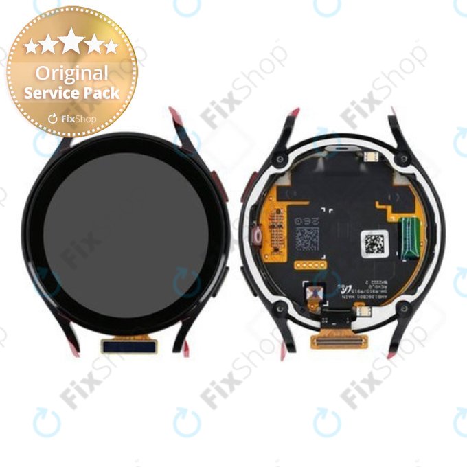 Samsung Galaxy Watch 5 44 mm R915 - LCD zaslon + zaslon osjetljiv na dodir + okvir (grafit) - GH82-30043A Originalni servisni paket
