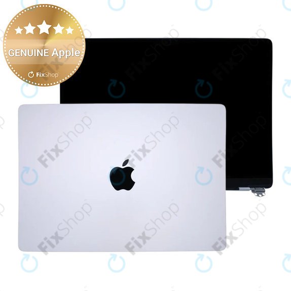 LCD zaslon za MacBook Pro 14", A3112, A3185 (2024), s prednjim staklom i pokrovom, Silver, 661-41792, Genuine Apple