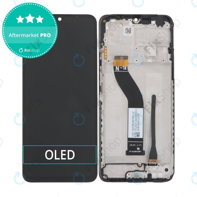 Xiaomi Redmi 14C 4G, Poco C75 - LCD zaslon + zaslon osjetljiv na dodir + okvir (Midnight Black) OLED