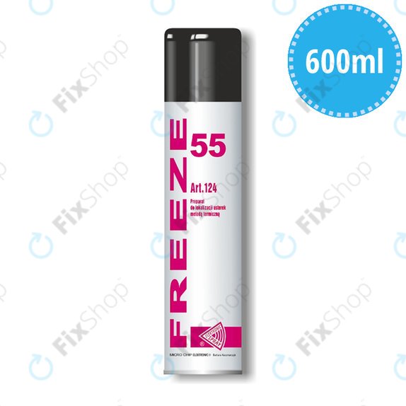 Freeze 55 - Sprej za zamrzavanje -55°C (zapaljivo, neprovodljivo) - 600 ml