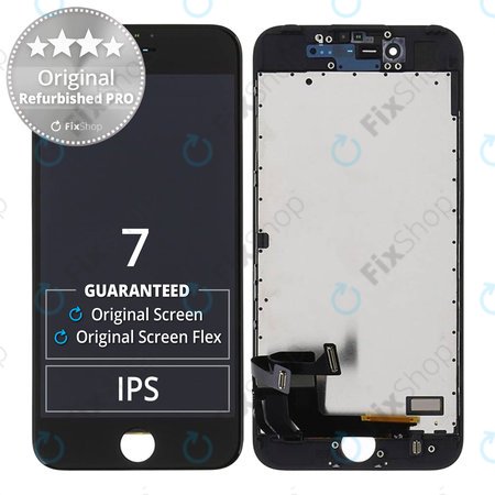Apple iPhone 7 - LCD zaslon + zaslon osjetljiv na dodir + okvir (crni) Original Refurbished PRO