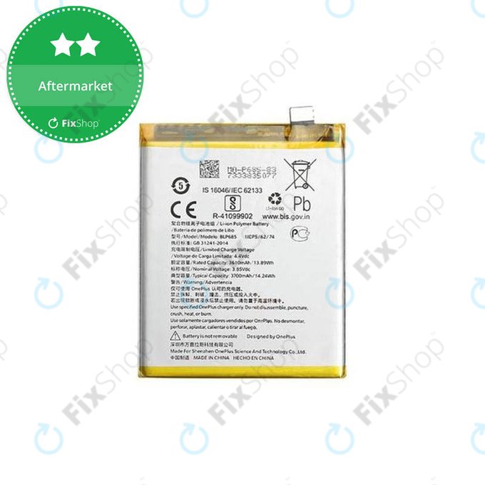OnePlus 6T, OnePlus 7 - Baterija BLP685, 3700mAh